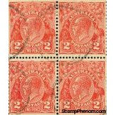 Australia Block of 4 Lot 5 , 4 stamps