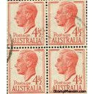 Australia Block of 4 Lot 97 , 4 stamps