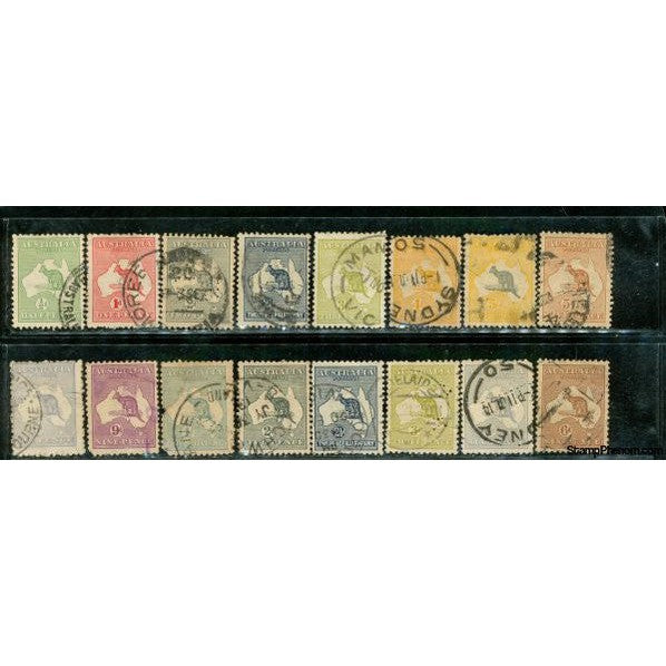 Australia Lot 3 , 16 stamps