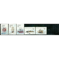 Australia Ships Lot 2 , 5 stamps