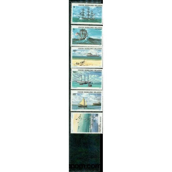 Australia Ships Lot 5 , 6 stamps