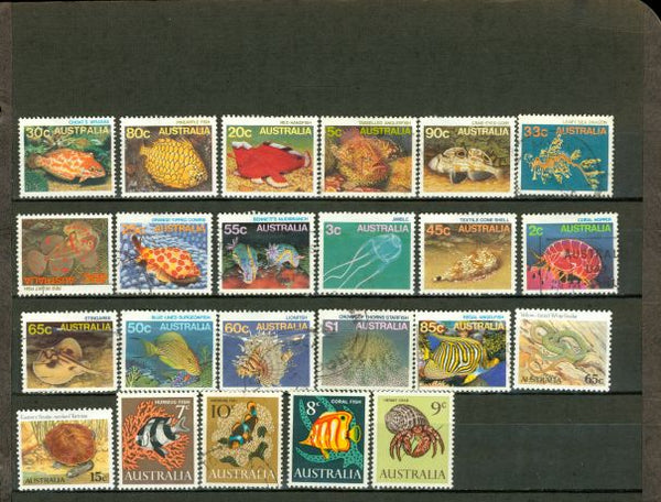 Australia Fishes , 23 stamps - Australia Fishes , 23 stamps