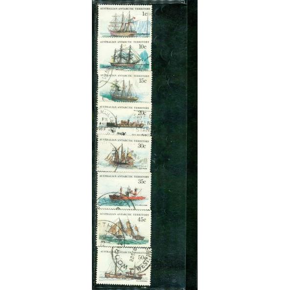 Australian Antarctic Territory Ships , 8 stamps - Australian Antarctic Territory Ships , 8 stamps