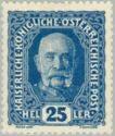 Austria 1916 Emperor Franz Joseph & Coat of Arms-Stamps-Austria-Mint-StampPhenom