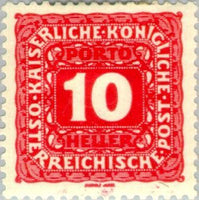 Austria 1916 Postage Due-Stamps-Austria-Mint-StampPhenom