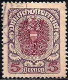 Austria 1920 -1921 Coat of Arms-Stamps-Austria-Mint-StampPhenom