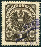 Austria 1920 -1921 Coat of Arms (2)-Stamps-Austria-Mint-StampPhenom