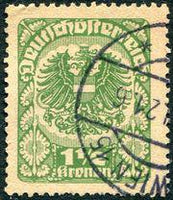 Austria 1920 -1921 Coat of Arms (2)-Stamps-Austria-Mint-StampPhenom