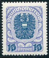 Austria 1920 -1921 Coat of Arms (2)-Stamps-Austria-Mint-StampPhenom