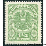 Austria 1920 -1921 Coat of Arms (2)-Stamps-Austria-Mint-StampPhenom