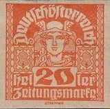 Austria 1920 -1921 Newspaper Stamps-Stamps-Austria-Mint-StampPhenom