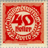 Austria 1920 Postage Due Deutschösterreich-Stamps-Austria-Mint-StampPhenom