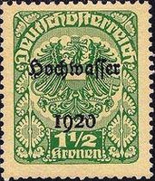 Austria 1921 Flood Charity-Stamps-Austria-Mint-StampPhenom