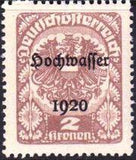 Austria 1921 Flood Charity-Stamps-Austria-Mint-StampPhenom