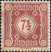 Austria 1922 Postage Due Numerals-Stamps-Austria-Mint-StampPhenom