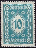 Austria 1922 Postage Due Numerals-Stamps-Austria-Mint-StampPhenom