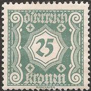 Austria 1922 Postage Due Numerals Issue II-Stamps-Austria-Mint-StampPhenom