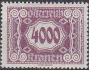 Austria 1922 Postage Due Numerals Issue III-Stamps-Austria-Mint-StampPhenom