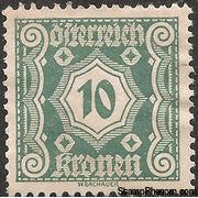 Austria 1922 Postage Due Numerals Issue II-Stamps-Austria-Mint-StampPhenom