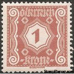 Austria 1922 Postage Due Numerals-Stamps-Austria-Mint-StampPhenom
