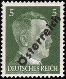 Austria 1945 Adolf Hitler Overprinted (type 1)-Stamps-Austria-Mint-StampPhenom