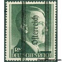 Austria 1945 Adolf Hitler Overprinted (type 3)-Stamps-Austria-Mint-StampPhenom