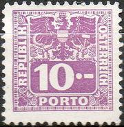 Austria 1945 Postage Due - Numerals with Coat of Arms (2)-Stamps-Austria-Mint-StampPhenom