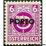 Austria 1946 Postage Due - Definitives of 1945 overprinted PORTO-Stamps-Austria-Mint-StampPhenom