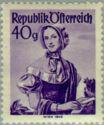 Austria 1948-1952 Costumes-Stamps-Austria-Mint-StampPhenom