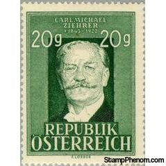 Austria 1948 Carl Michael Ziehrer-Stamps-Austria-Mint-StampPhenom
