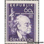 Austria 1950 Josef Madersperger Death Centenary-Stamps-Austria-Mint-StampPhenom