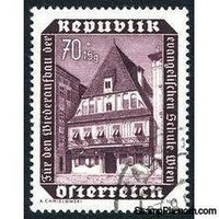 Austria 1953 The Protestant School at Karlsplatz Square, Vienna-Stamps-Austria-Mint-StampPhenom