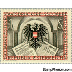Austria 1954 Arms of Austria and Official Publication-Stamps-Austria-Mint-StampPhenom