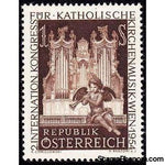 Austria 1954 International Congress of Catholic Church Music-Stamps-Austria-Mint-StampPhenom