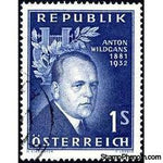 Austria 1957 The 25th Anniversary of the Death of Anton Wildgans-Stamps-Austria-Mint-StampPhenom