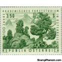 Austria 1967 Mountain Range and Stone Pines-Stamps-Austria-Mint-StampPhenom