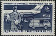 Austria 1974 Centenary of Universal Postal Union-Stamps-Austria-Mint-StampPhenom