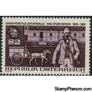 Austria 1974 Centenary of Universal Postal Union-Stamps-Austria-Mint-StampPhenom