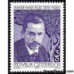 Austria 1976 The 50th Death Anniversary of Rainer Maria Rilke-Stamps-Austria-Mint-StampPhenom