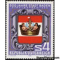 Austria 1980 500th Anniversary of Baden-Stamps-Austria-Mint-StampPhenom