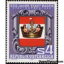 Austria 1980 500th Anniversary of Baden-Stamps-Austria-Mint-StampPhenom