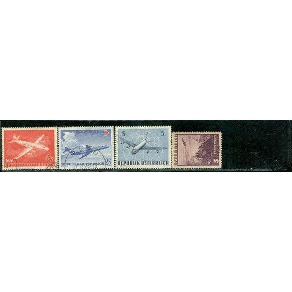 Austria Aircraft , 4 stamps