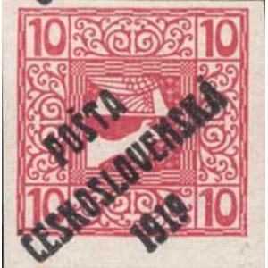 Czechoslovakia 1919 Austrian Newspaper Stamps 1908/10 overprinted-Czechoslovakia-StampPhenom