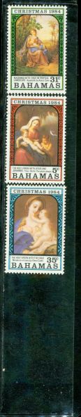 Bahamas Christmas , 3 stamps