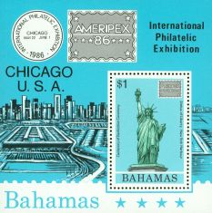 Bahamas Liberty , 1 souvenir sheet - Bahamas Liberty , 1 souvenir sheet