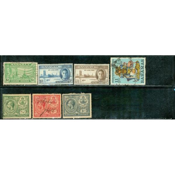 Bahamas Lot , 7 stamps - Bahamas Lot , 7 stamps