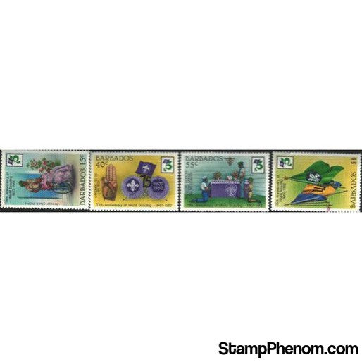 Barbados Scouting , 4 stamps