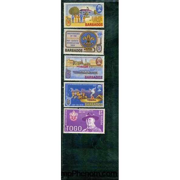 Barbados Scouting , 5 stamps