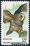 United States of America 1978 Barred Owl (Strix varia)