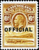 Basutoland 1934 Official Stamps-Stamps-Basutoland-StampPhenom